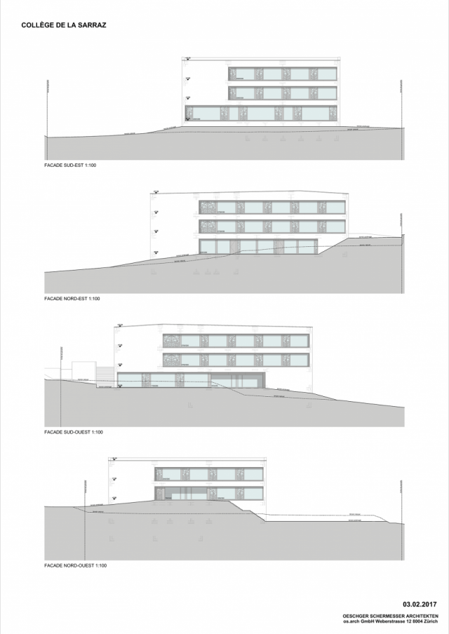 Futur bâtiment scolaire à La Sarraz